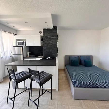 Beau Dans Avec Piscine Et Vue Sur La - 5min Des Plages Mandelieu